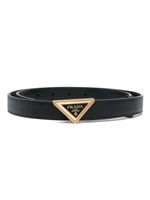 Prada ceinture en cuir Saffiano - Noir