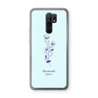 Bloom with grace: Xiaomi Redmi 9 Transparant Hoesje