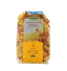 Fusilli tricolore spirelli bio