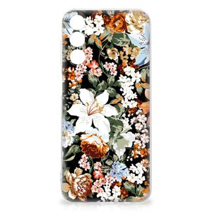 TPU Case voor Samsung Galaxy M14 Dark Flowers