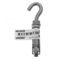 Keiltrekhaak m8x90x50 verz - Deltafix