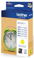 Brother inktcartridge, 1.200 pagina&apos;s, OEM LC-125XLY, geel