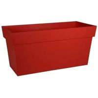 EDA Parete toscana con ruote - 79 x 35 x H 39 cm - 74 L - Rosso rubino