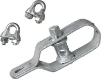 Draadspanset+2 draadklemmen gegalv.