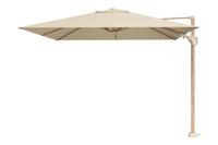 Platinum Challenger Zweefparasol T2 premium - 3x3 m. Champagne Teak Platinum Challenger Zweefparasol T2 premium - 3x3 m. Champagne Teak