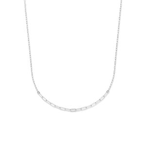 Ketting Paperclipschakel zilver 3,2 mm 40 + 4 cm
