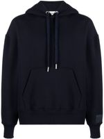 AMI Paris Ami De Coeur organic cotton blend hoodie - Bleu