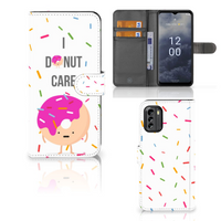 Nokia G60 Book Cover Donut Roze - thumbnail