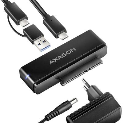 AXAGON AXAGON ADSA-FPX FastPortX SATA zu USB-C 3.1 Adapter - schwarz USB-combi-hub