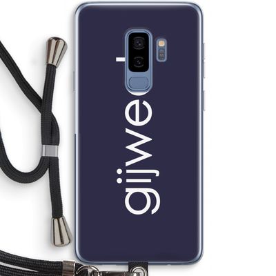 Gijweet: Samsung Galaxy S9 Plus Transparant Hoesje met koord