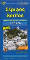 Wegenkaart - landkaart 107 Serifos | Road Editions - thumbnail