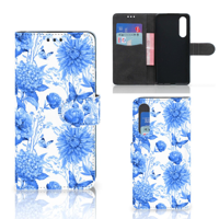 Hoesje voor Huawei P30 Flowers Blue