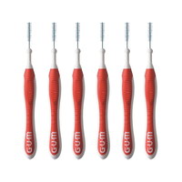 GUM Trav-Ler 0.8 mm rood - 5+1 Gratis