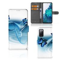 Samsung Galaxy S20 FE | Telefoonhoesje | Met pasjeshouder | Vlinders
