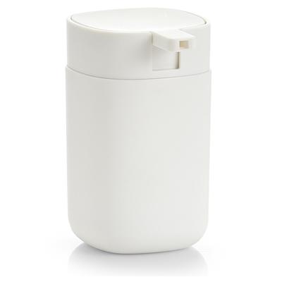 Zeller Zeeppompje/dispenser - kunststof - wit - 12 cm - modern