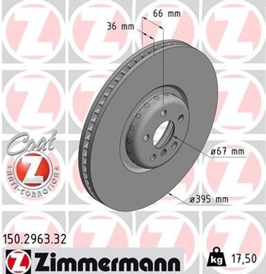 Remschijf FORMULA F COAT Z 150296332