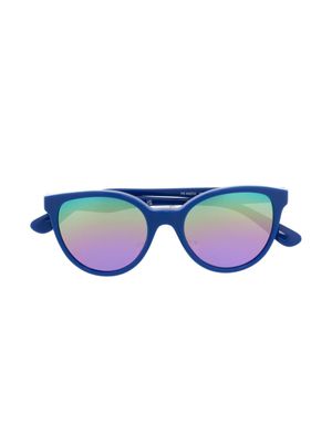 Versace Kids lunettes de soleil à monture papillon - Bleu