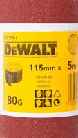 DeWALT DT3581 P80 Schuurpapier, rol 5m x 115.