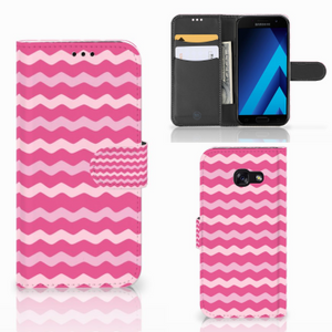 Samsung Galaxy A5 2017 Telefoon Hoesje Waves Pink