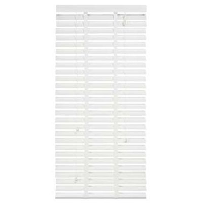 Fenstr jaloezie hout 50 mm wit - 60x130 cm - Leen Bakker