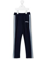 Kenzo Kids pantalon de jogging à logo imprimé - Bleu - thumbnail