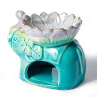 Olieverdamper & Aromabrander Olifant Turquoise (12,5 x 9 x 9 cm) - thumbnail