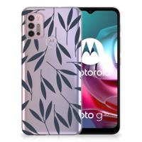 Motorola Moto G30 | G10 | TPU Case | Leaves Blue
