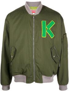 Kenzo veste bomber Varsity à patch logo - Vert