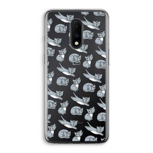 Poezen: OnePlus 7 Transparant Hoesje