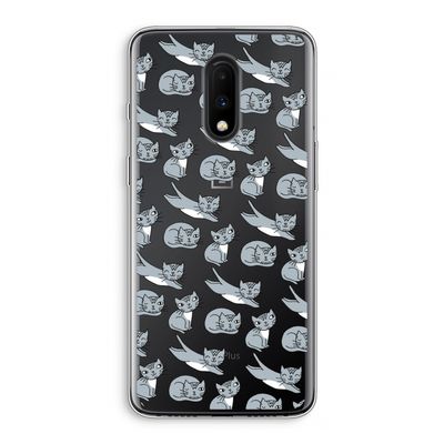 Poezen: OnePlus 7 Transparant Hoesje