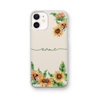 Zonnebloemen: iPhone 12 Transparant Hoesje