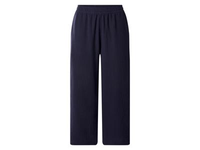 esmara Mousseline dames broek (Donkerblauw, XS (32/34))