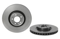 Remschijf COATED DISC LINE BREMBO, Remschijftype: Binnen geventileerd, u.a. für Land Rover, Piaggio - thumbnail