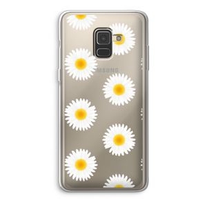 Margrietjes: Samsung Galaxy A8 (2018) Transparant Hoesje