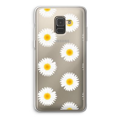 Margrietjes: Samsung Galaxy A8 (2018) Transparant Hoesje