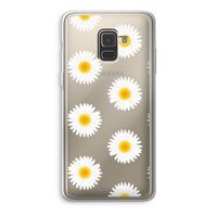 Margrietjes: Samsung Galaxy A8 (2018) Transparant Hoesje