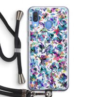 Hibiscus Flowers: Samsung Galaxy A40 Transparant Hoesje met koord