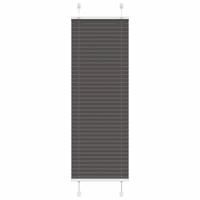 Pliss rolgordijn 50x150 cm stofbreedte 49,4 cm polyester zwart