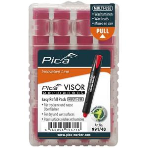 Pica 991/40 VISOR Permanent navulling rood VE=4 - PI99140