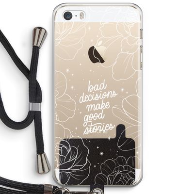Good stories: iPhone 5 / 5S / SE Transparant Hoesje met koord