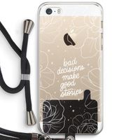 Good stories: iPhone 5 / 5S / SE Transparant Hoesje met koord