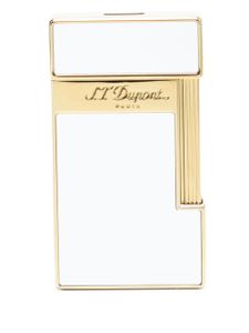 S.T. Dupont briquet Slimmy à logo gravé (6,5 cm x 3,5 cm) - Blanc