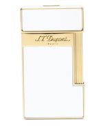 S.T. Dupont briquet Slimmy à logo gravé (6,5 cm x 3,5 cm) - Blanc - thumbnail