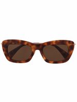 Lanvin lunettes de soleil à monture papillon - Marron - thumbnail