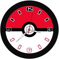 Pokemon Wandklok: Pokeball
