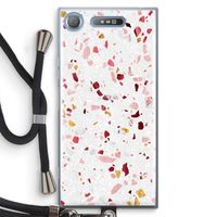 Terrazzo N°9: Sony Xperia XZ1 Transparant Hoesje met koord
