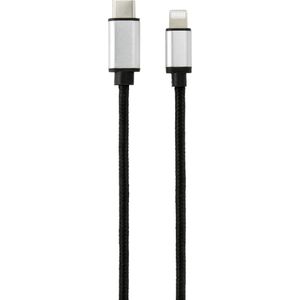 Renkforce Mobiele telefoon Aansluitkabel [1x USB-C stekker - 1x Apple dock-stekker Lightning] 2.00 m Zwart