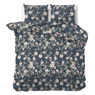 Dekbedovertrek Elda Bloemen 200x200 Cm Sleeptime Classy - Dekbed-Discounter.nl