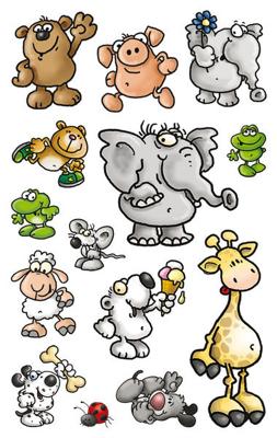 Avery av-53193 papieretiket z-design kids pakje a 3 vel dieren