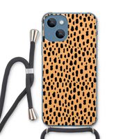 Panter: iPhone 13 Transparant Hoesje met koord